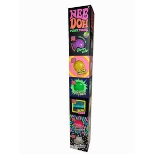 ❄️Rare NeeDoh Power Tower❄️ 6 Full Size Nee Doh Nice Cube Shaggy Snowball